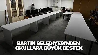 Bartın Belediyesi'nden Okullara Büyük Destek