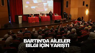 Bartın'da Aileler Bilgi İçin Yarıştı