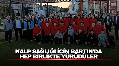 Bartın'da Hep Birlikte Yürüdüler