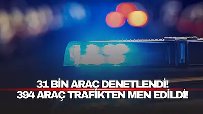 Bartın'da Ocak Ayında 31 Bin Araç Denetlendi