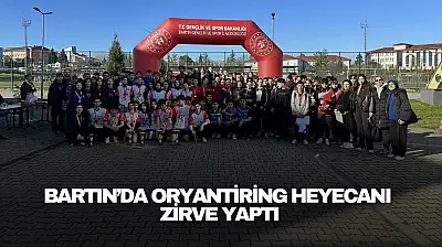 Bartın'da Oryantiring Heyecanı Zirve Yaptı