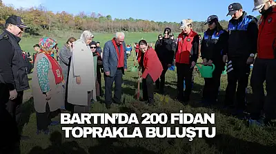 Bartın'da Şehitler İçin Kök Salan Vefa