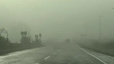 Bartın'da sis etkili oldu