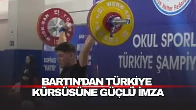 Bartın'dan Türkiye Kürsüsüne Güçlü İmza