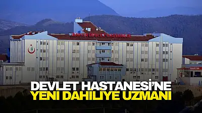 Bartın Devlet Hastanesi'ne İki Yeni Uzman Hekim