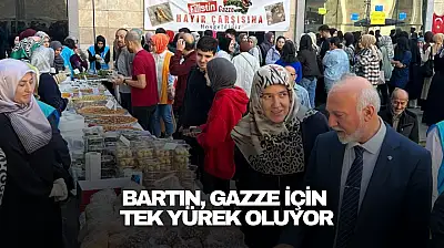 Bartın, Gazze İçin Tek Yürek Oluyor