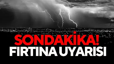 Bartın İçin Fırtına Uyarısı