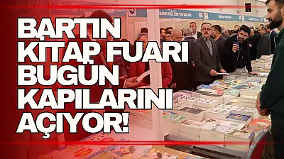 Bartın Kitap Fuarı'nın Açılışı Bugün