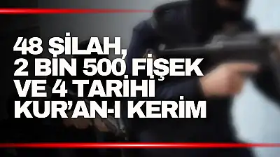Bartın ve Karabük'te Kaçak Silah Operasyonu