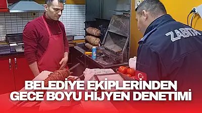 Belediye Ekiplerinden Hijyen Denetimi