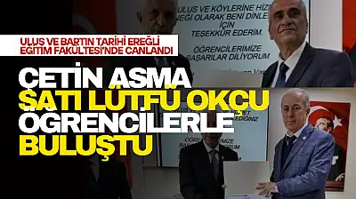 Çetin Asma ve Satı Lütfü Okçu Öğrencilerle Buluştu