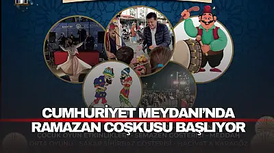 Cumhuriyet Meydanı'nda Ramazan Coşkusu Başlıyor