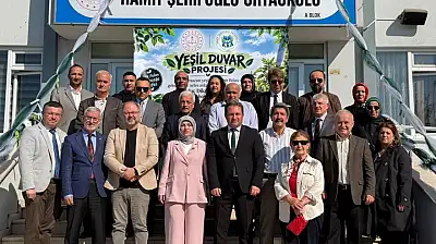 Düzce'de Yeşil Duvar Projesiyle 90 fidan toprakla buluştu