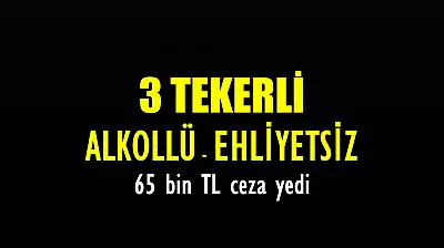 Elektrikli motor sürücüsüne 65 bin TL ceza