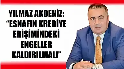 'Esnafın nefes almasını bekliyoruz'