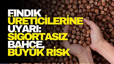 Fındık Üreticilerine Uyarı
