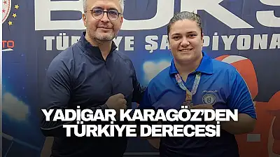 Genç Sporcu Yadigar Karagöz'den Türkiye Derecesi