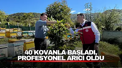 Genç Üreticinin 40 Kovanla Başlayan Arıcılık Hikayesi