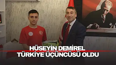 Hüseyin Demirel Türkiye Üçüncüsü Oldu