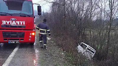 İşçi servisi kaza yaptı