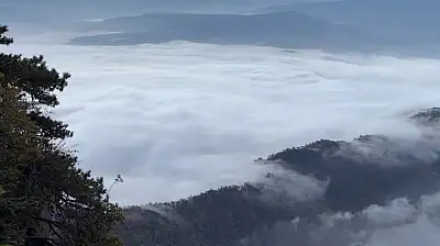 Karabük'te bulut denizi hayran bıraktı