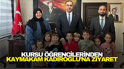 Kaymakam Kadiroğlu'na Anlamlı Ziyaret