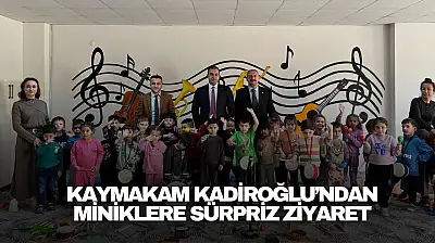 Kaymakam Kadiroğlu'ndan Miniklere Sürpriz Ziyaret