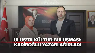 Kaymakam Kadiroğlu Yazarı Ağırladı