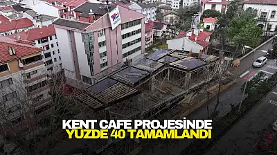 Kent Cafe Projesinde Yüzde 40 Tamamlandı