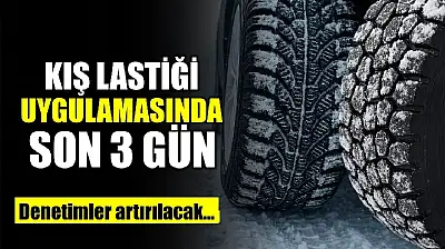 Kış lastiği için son günler