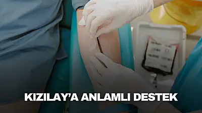 Kızılay'a Anlamlı Destek