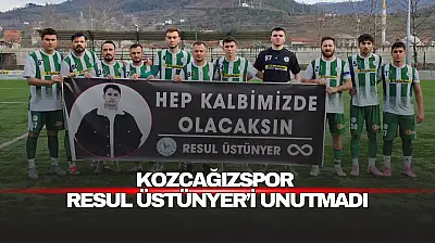 Kozcağızspor Resul Üstünyer'i Unutmadı