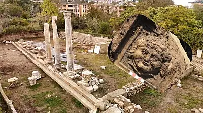 Medusa'nın gülümseyen yüzü bulundu