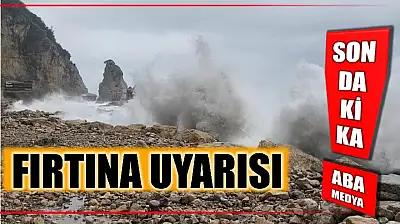 Meteorolojiden fırtına uyarısı