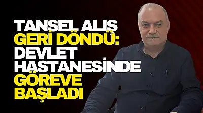 Ömer Tansel Alış Devlet Hastanesinde Göreve Başladı
