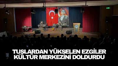 Tuşlardan Yükselen Ezgiler Kültür Merkezini Doldurdu