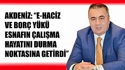 'Yapılandırma şart, esnaf sıkışmış durumda'