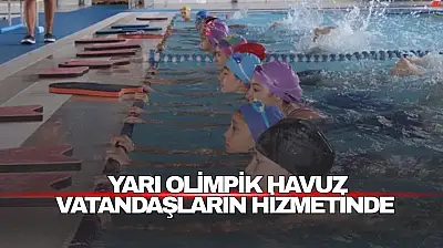 Yarı Olimpik Havuz Vatandaşların Hizmetinde