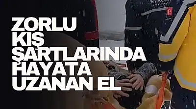 Zorlu Kış Şartlarında Hayata Uzanan El