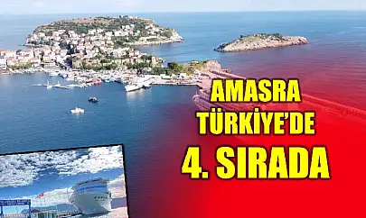 Amasra Türkiye'de 4'üncü sırada