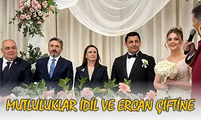 Özkoç ve Taş ailelerinin mutlu günü