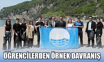 Plajı temizlediler