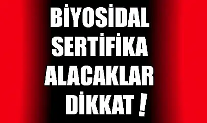 Tarım Müdürlüğünden duyuru