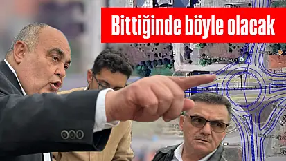 İşte yapılan akıllı kavşak