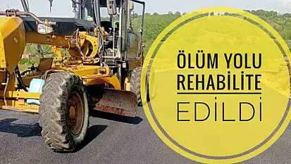 Ölüm yolu rehabilite edildi, kaza riski sıfıra indi