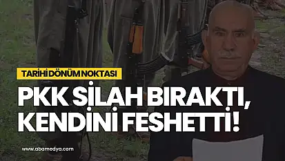 PKK Silah Bıraktı, Kendini Feshetti!