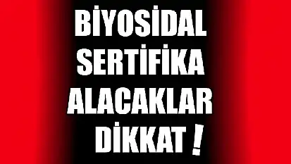 Tarım Müdürlüğünden duyuru