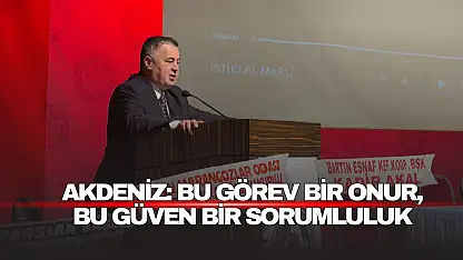 Akdeniz'den Birlik ve Teşekkür Mesajı