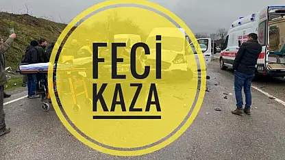Akmanlar mevkiinde feci kaza