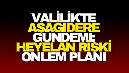 Aşağıdere İçin Acil Toplantı